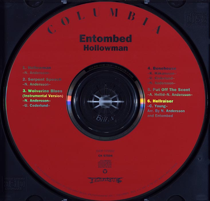 Entombed - Hollowman (CD)