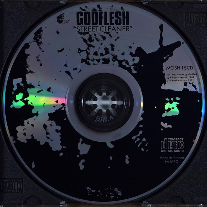 Godflesh - Streetcleaner (CD) 1989 Pressing