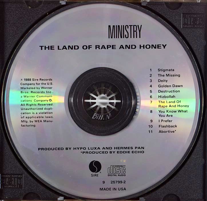 Ministry - The Land Of Rape And Honey (CD)