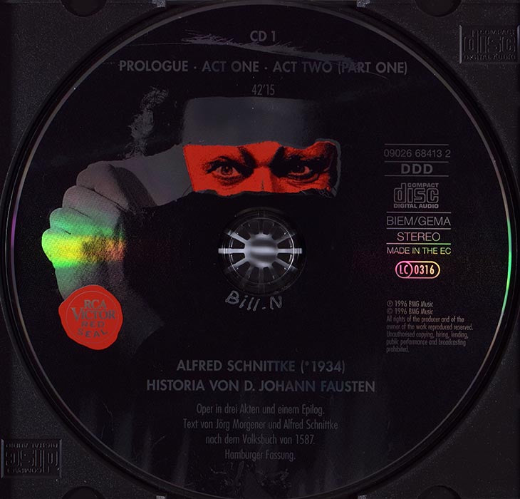 Alfred Schnittke - Historia Von D. Johann Fausten (2 CD)