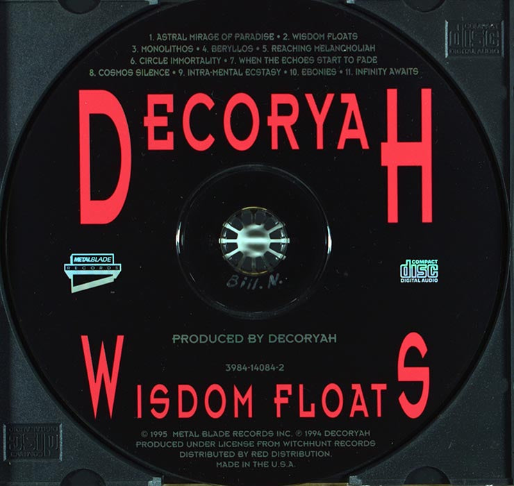Decoryah - Wisdom Floats (CD)
