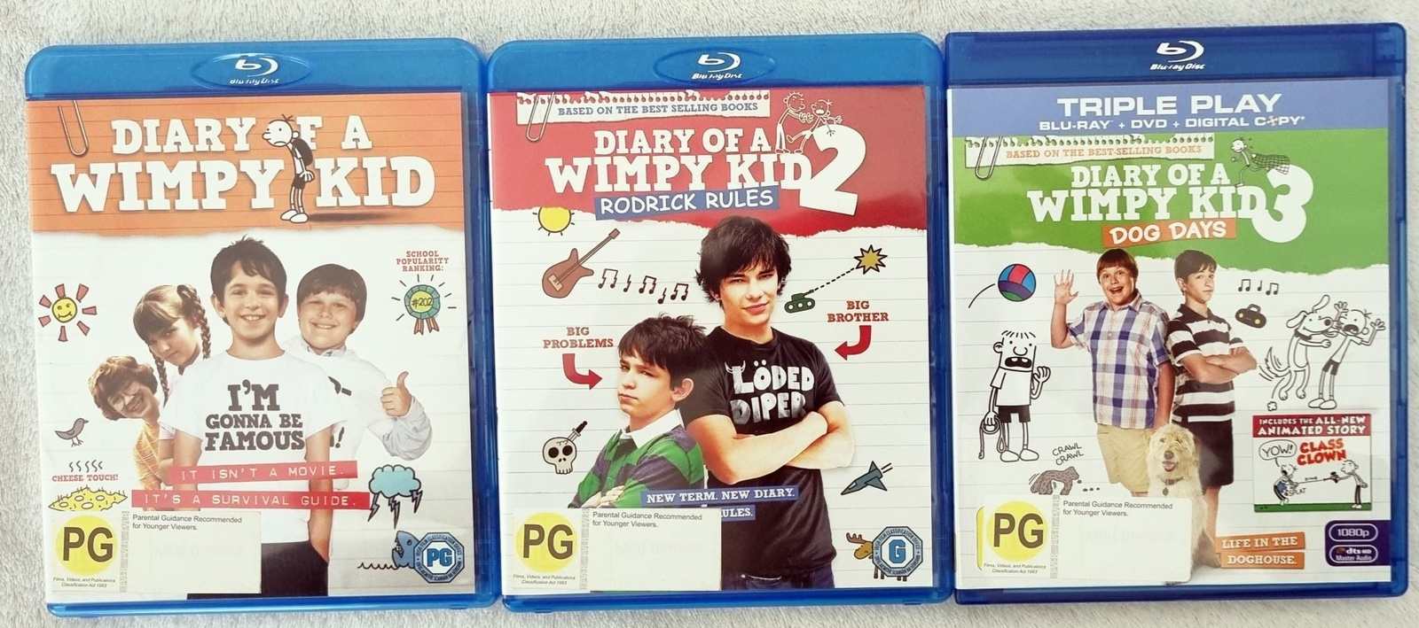 Diary of a Wimpy Kid 1,2,3 (Blu Ray) Default Title