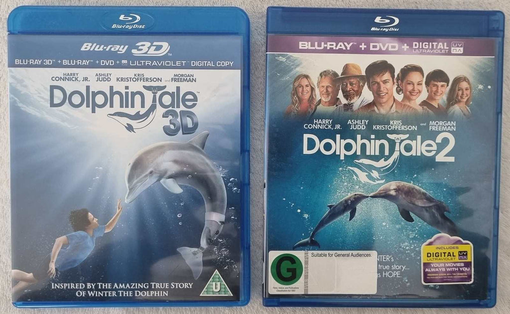 Dolphin Tale One Dolphin Tale 1 & 2 - 2011 (Blu Ray)