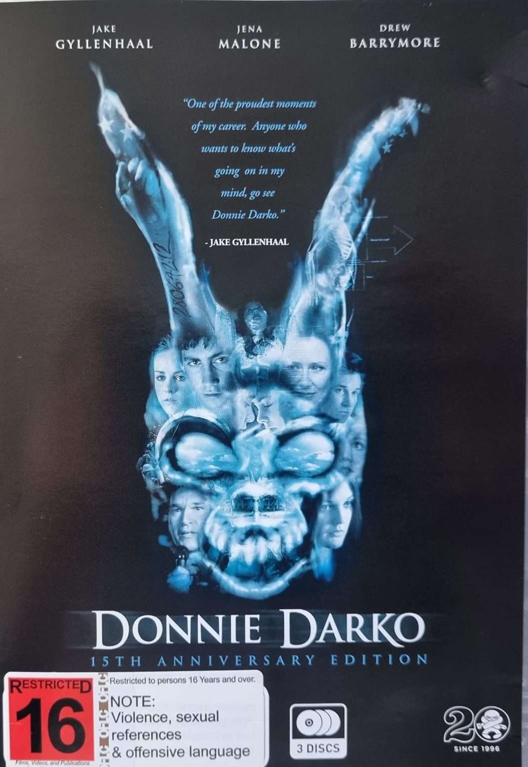 Donnie Darko 15th Anniversary Edition 3 Disc Set
