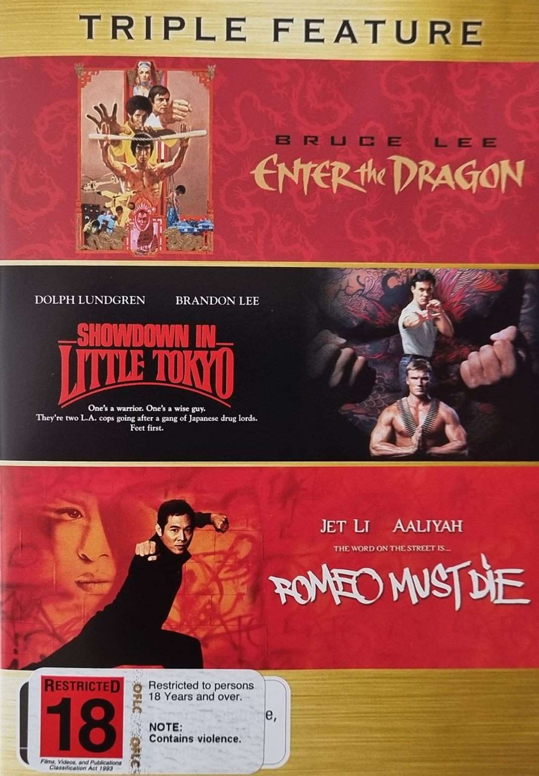 Enter the Dragon / Showdown in Little Tokyo / Romeo Must Die