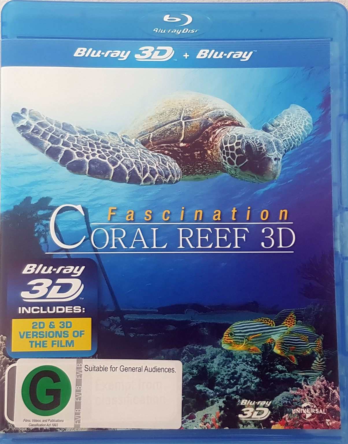 Fascination Coral Reef 3D + 2D (Blu Ray) Default Title