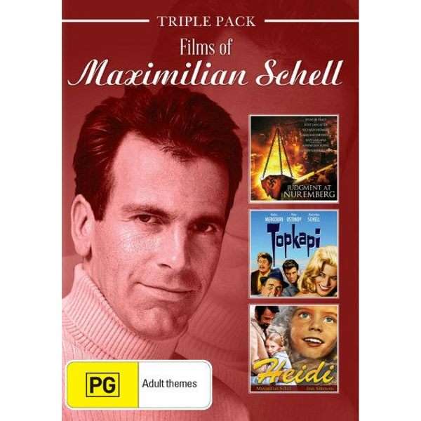 Fims of Maximilian Schell: Judgment at Nuremberg / Topkapi / Heidi