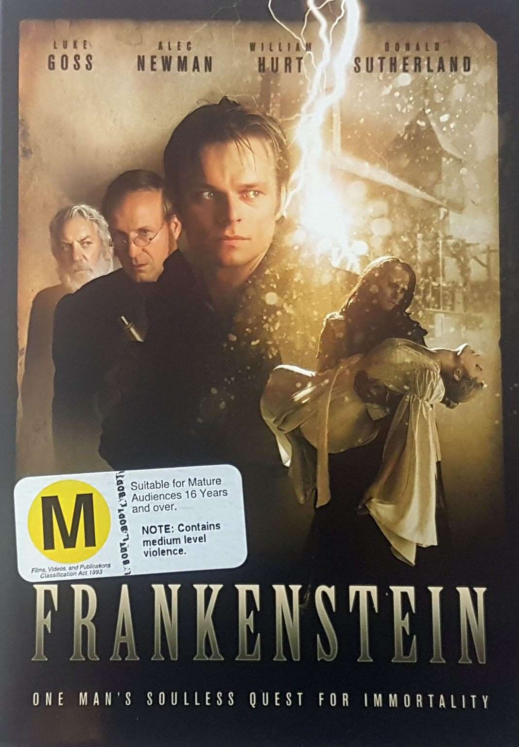 Frankenstein William Hurt, Donald Sutherland