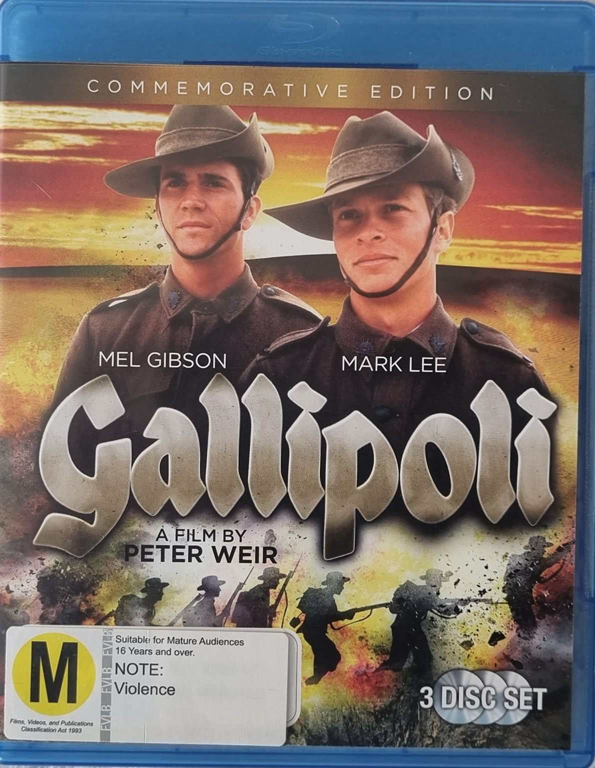 Gallipoli (Blu Ray) + DVD (3 Disc Set) Default Title