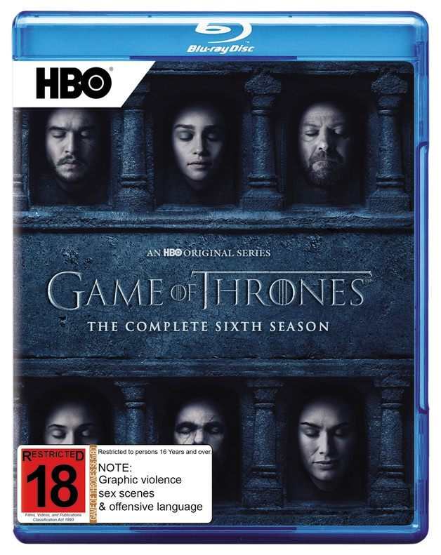 Game of Thrones: The Complete Sixth Season (Blu Ray) Brand New