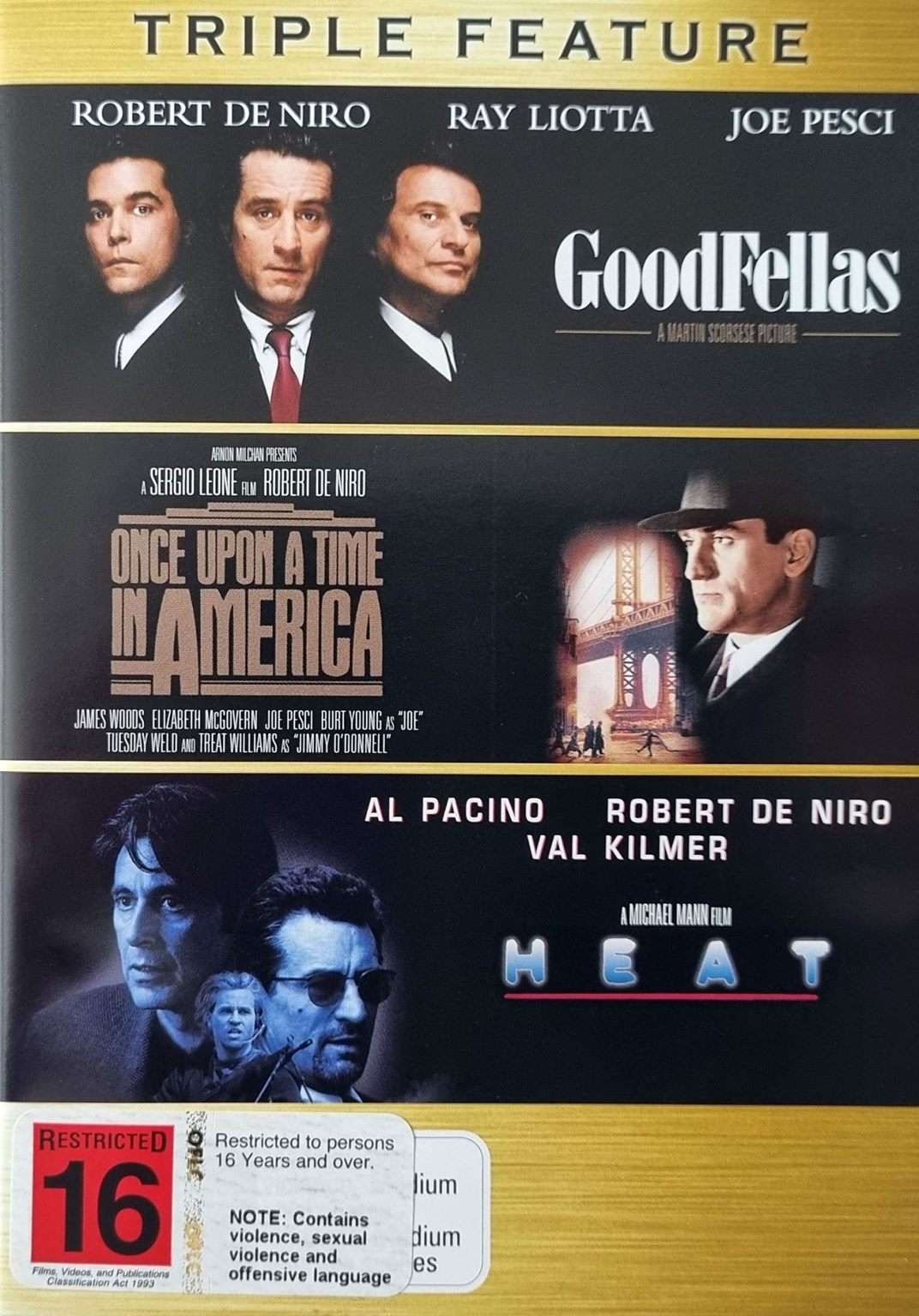 Goodfellas / Once Upon a Time in America / Heat