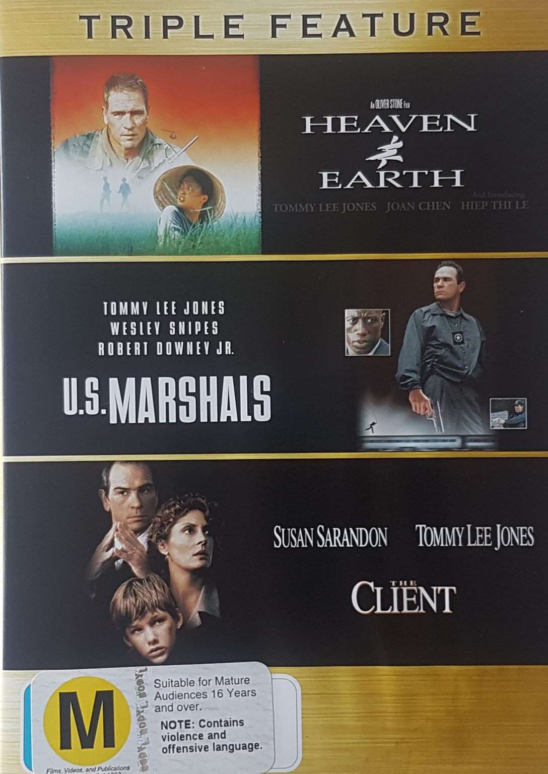 Heaven and Earth / U.S Marshals / The Client