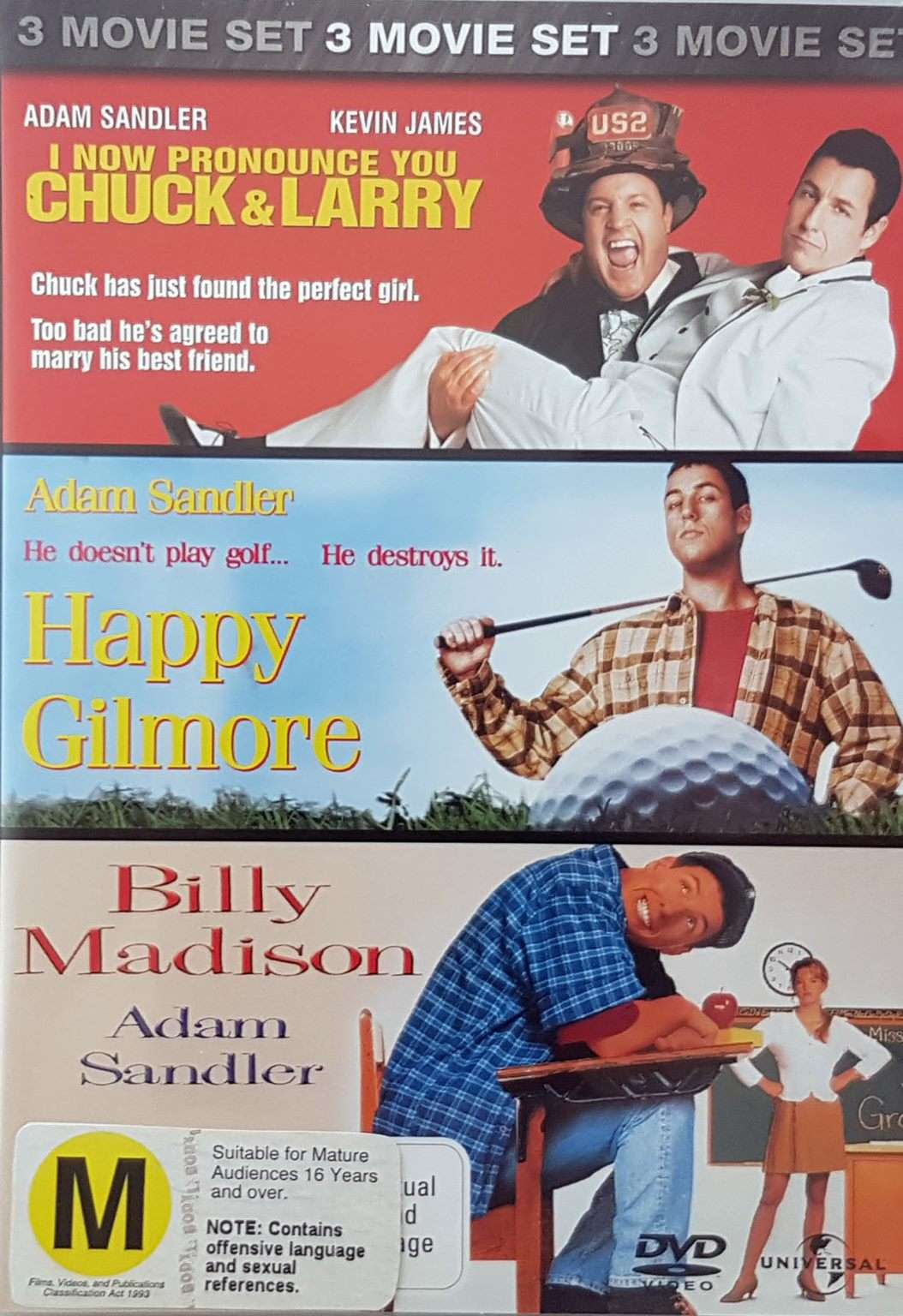 I Now Pronounce You Chuck and Larry / Happy Gilmore / Billy Madison