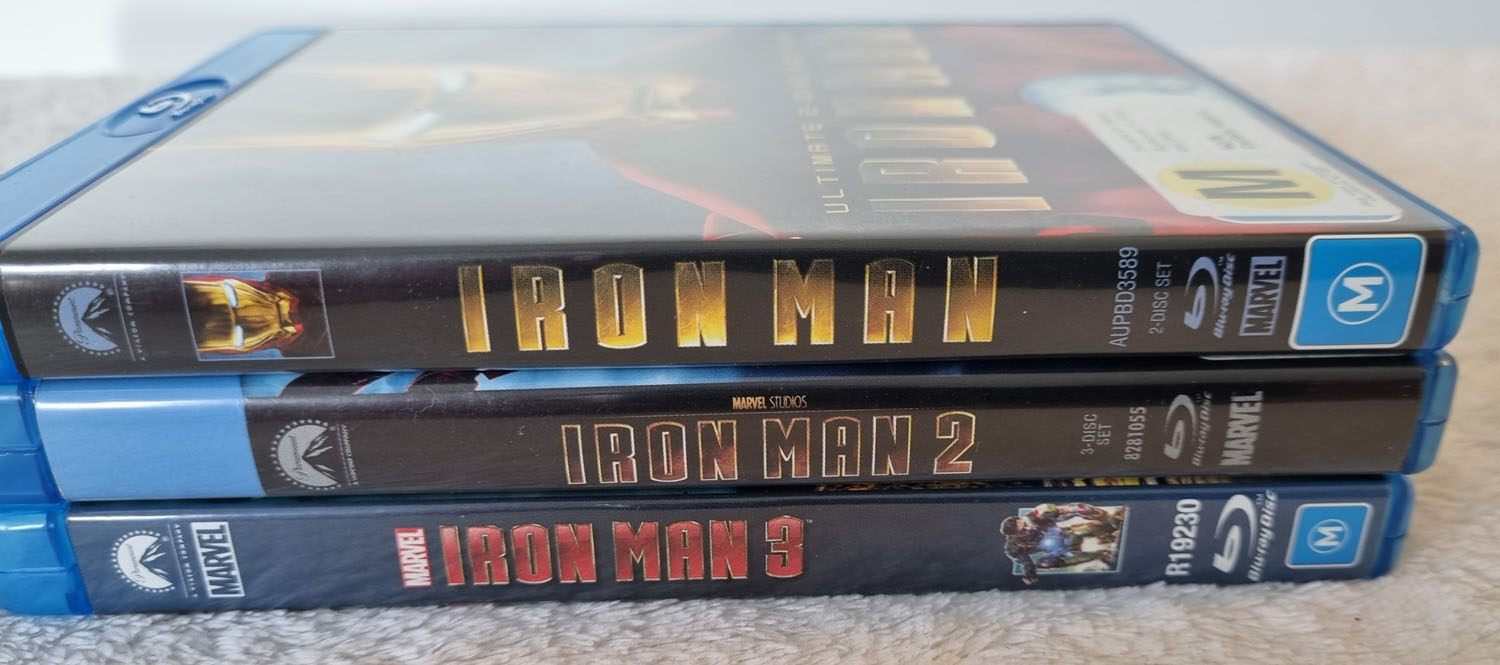 Iron Man Trilogy 1,2,3 (Blu Ray) Default Title