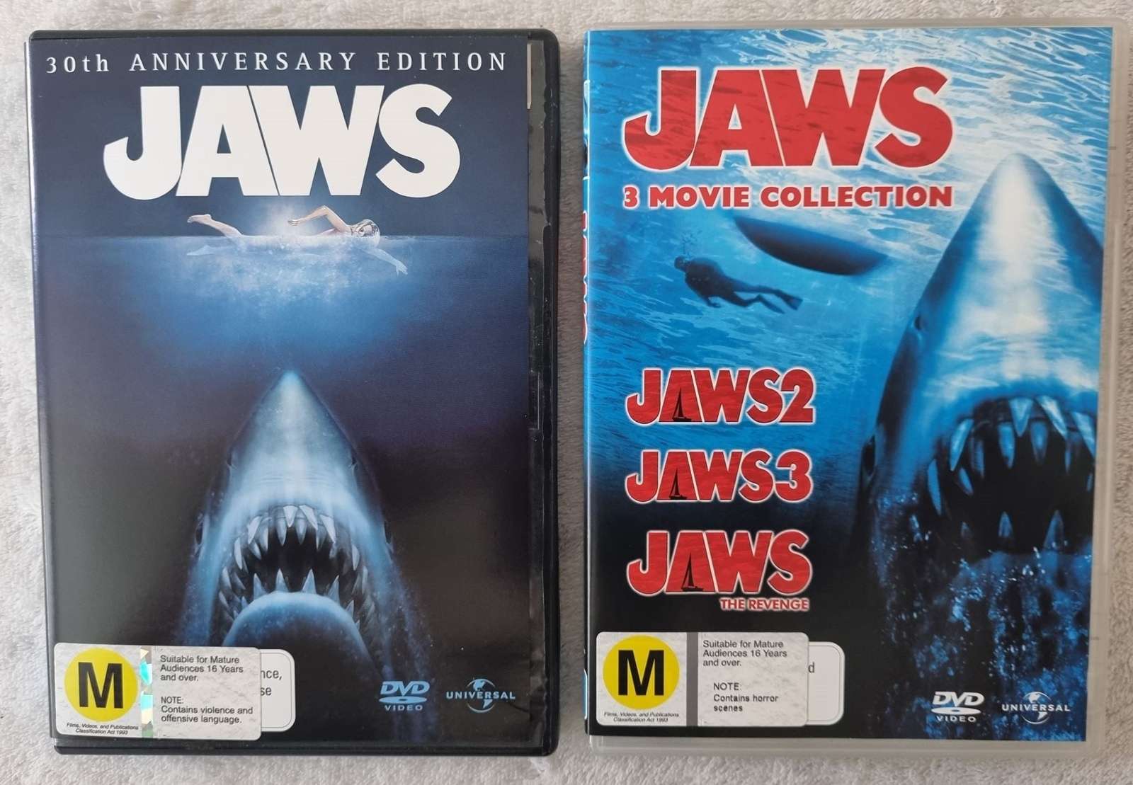 Jaws / Jaws 2 / Jaws 3 / Jaws: The Revenge 5 Disc Set