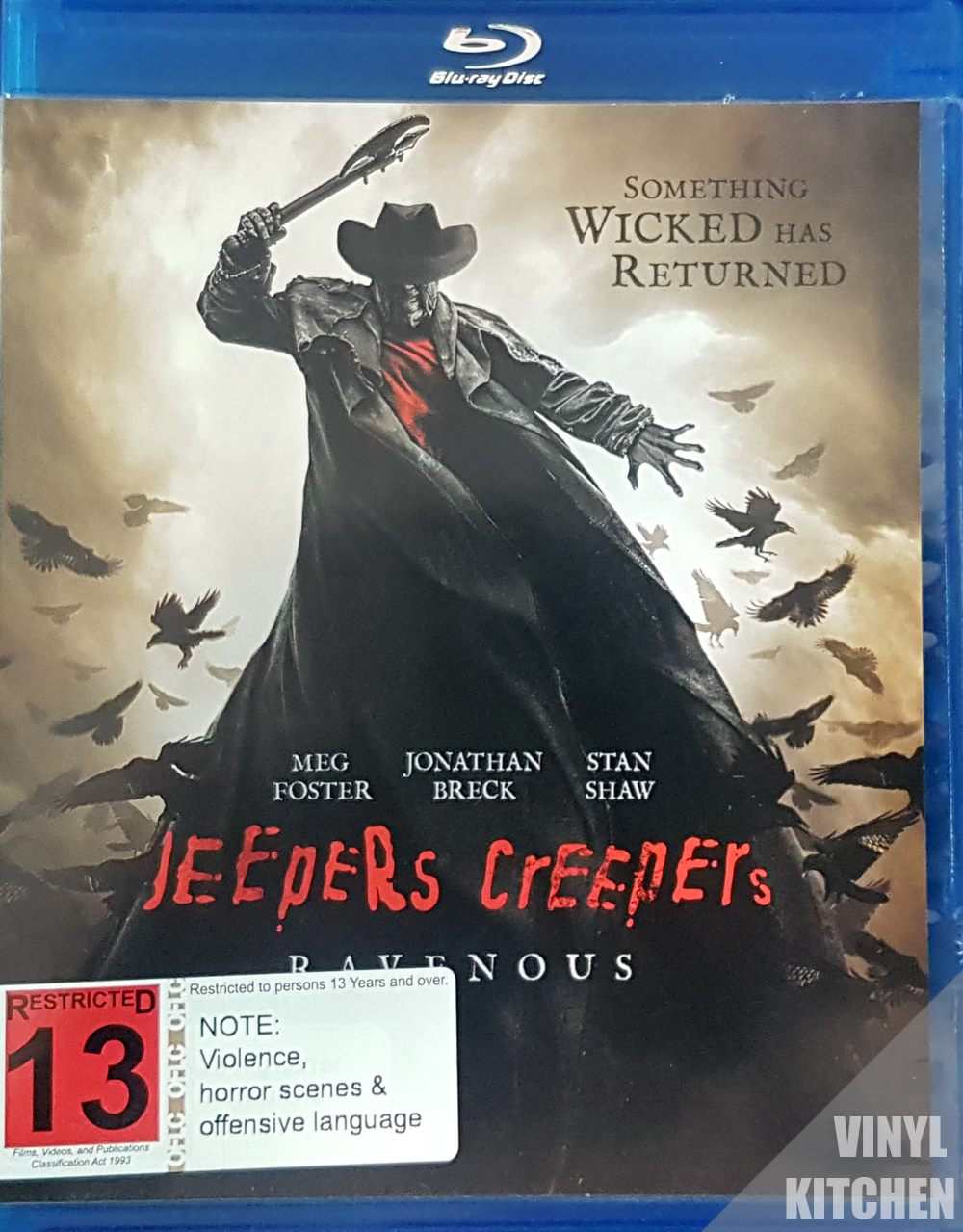 Jeepers Creepers Ravenous (Blu Ray) Default Title