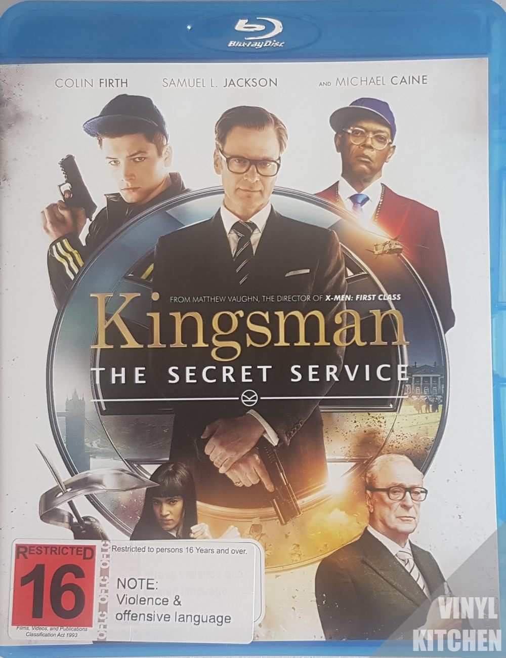 Kingsman: The Secret Service Blu Ray w/ comic