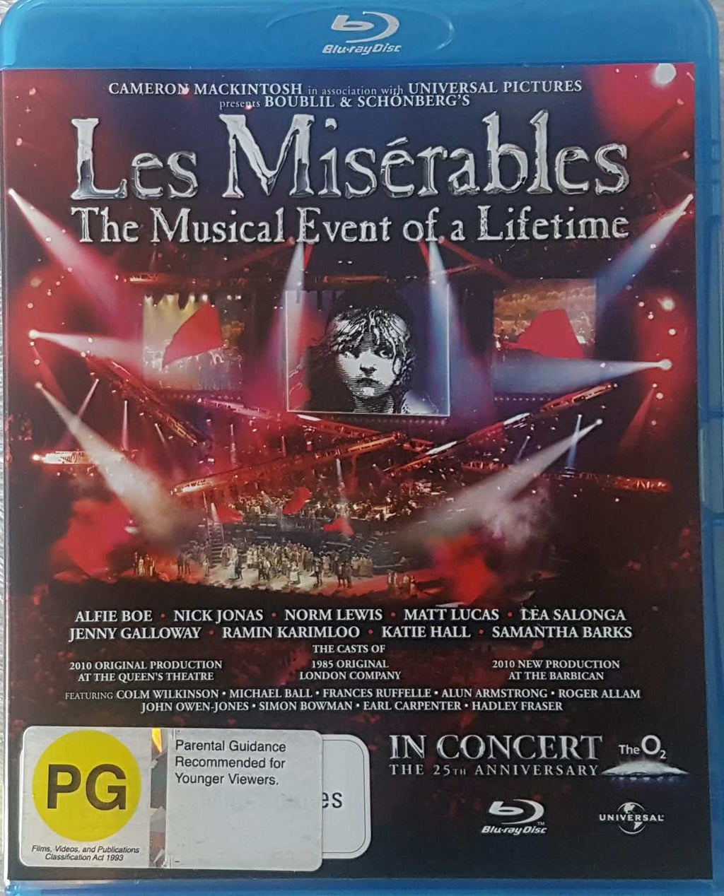 Miserable Event Les Miserables: The Musical Event of a Lifetime (Blu Ray)
