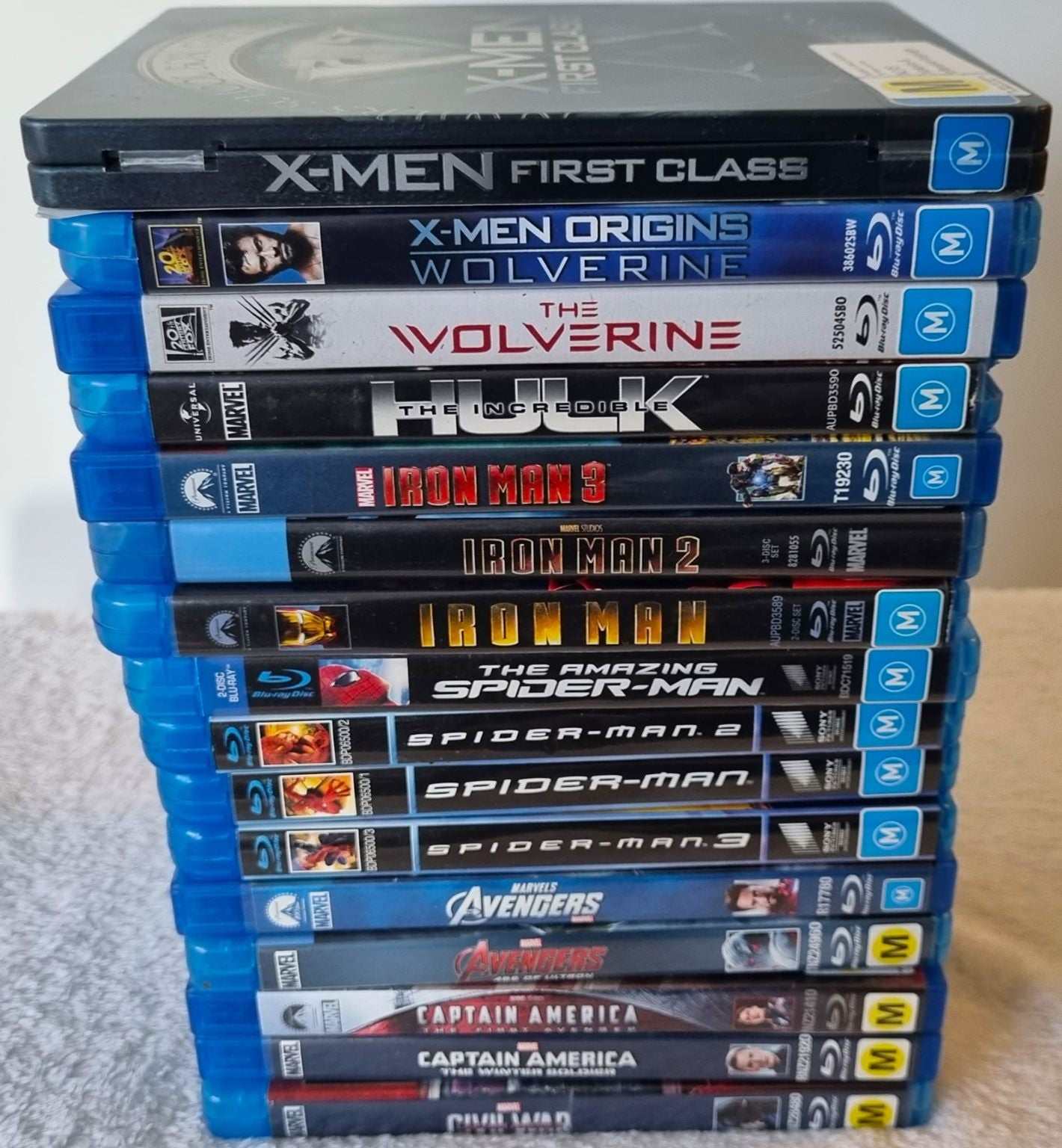 Marvel 16 Movie Collection (Blu Ray) Default Title