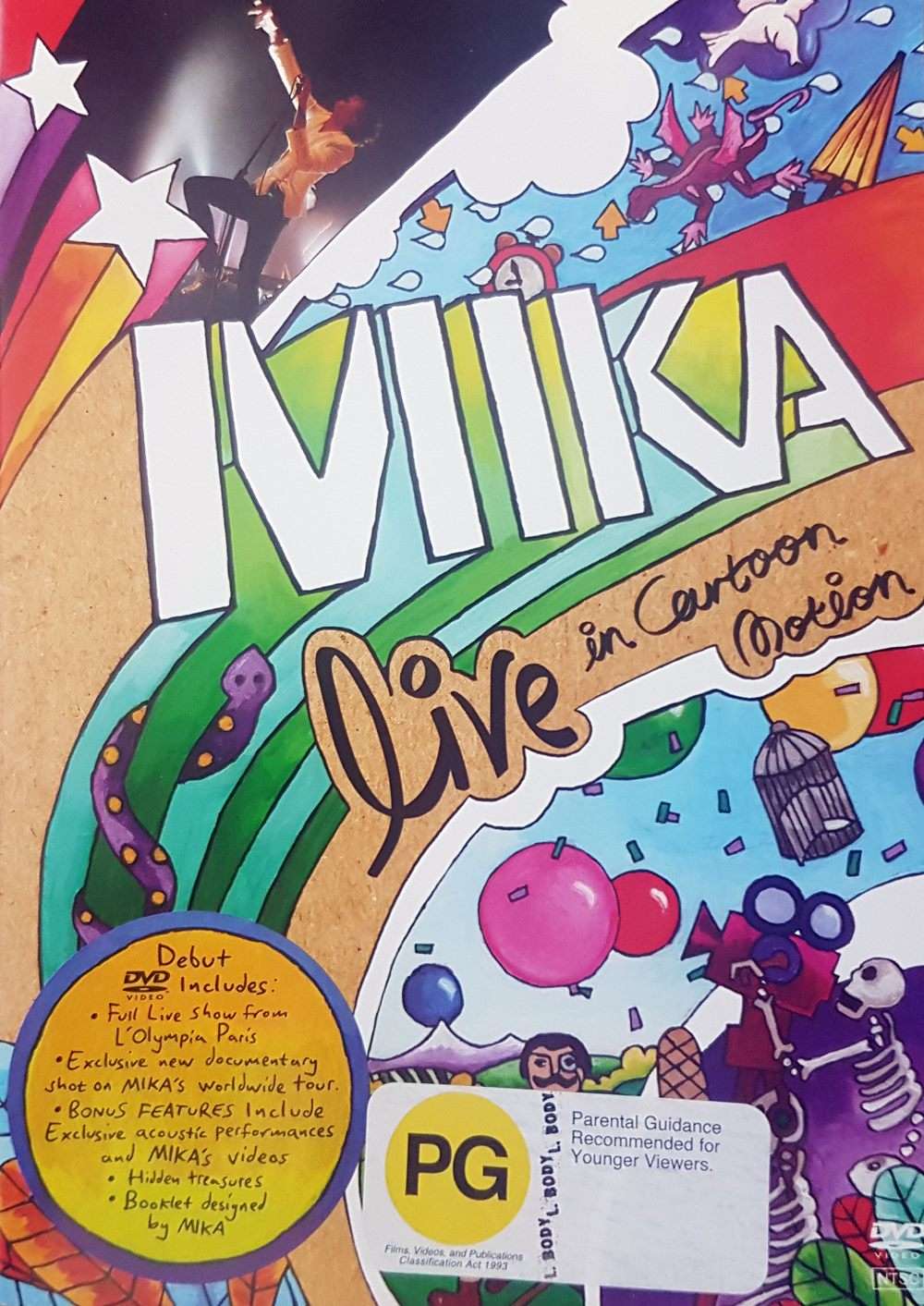 Mika Live in Cartoon Motion