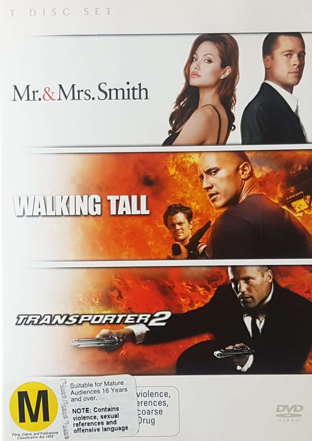Mr. & Mrs. Smith / Walking Tall / Transporter 2