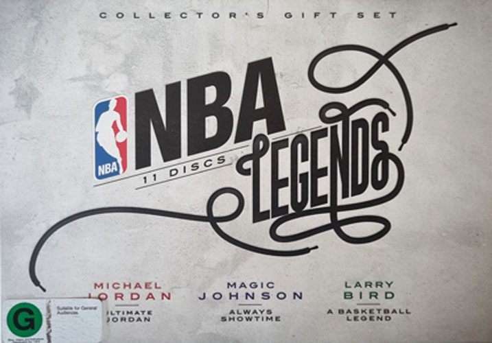 NBA Legends Michael Jordan, Magic Johnson, Larry Bird 11 Disc Box Set