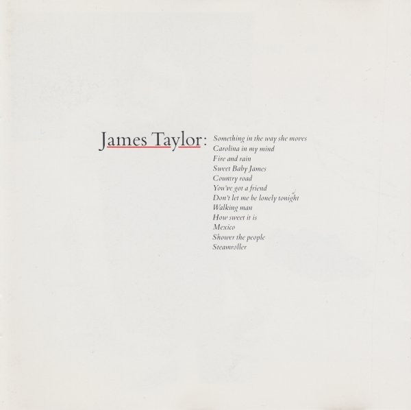 James Taylor - Greatest Hits (CD)