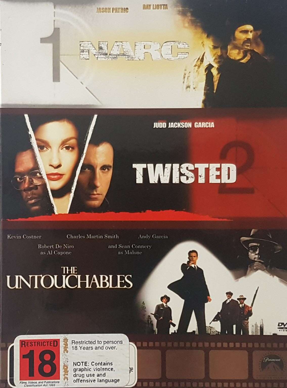 Narc / Twisted / The Untouchables