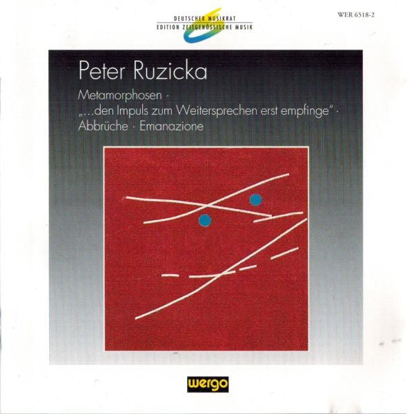 Peter Ruzicka - Metamorphosen (CD)