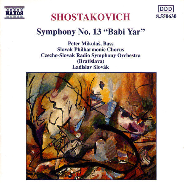 Shostakovich - Symphony No. 13 Babi Yar (CD)