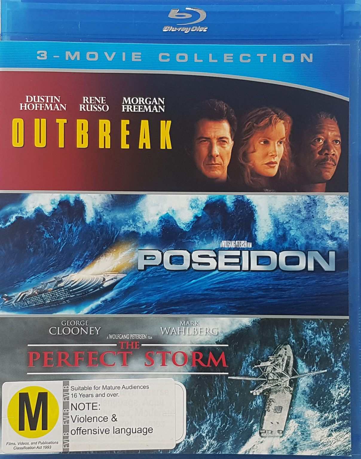 Outbreak / Poseidon / The Perfect Storm Blu Ray