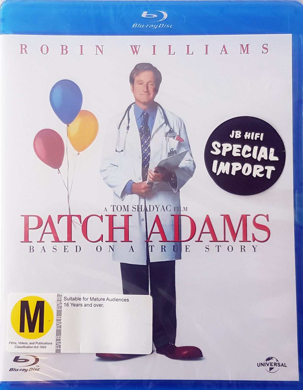 Patch Adams Blu Ray Brand New Sealed