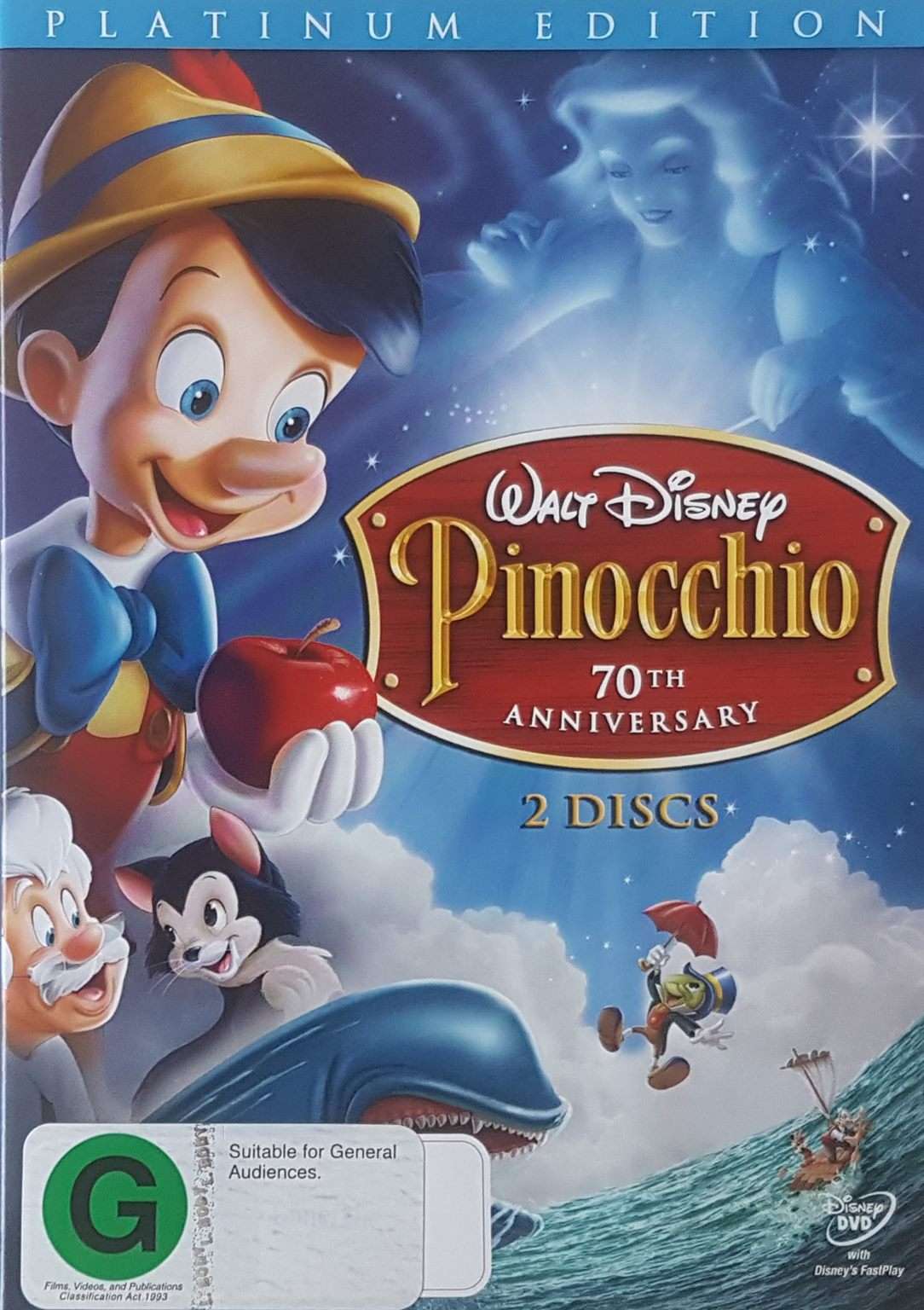 Pinocchio 1940 2 Disc Platinum Edition