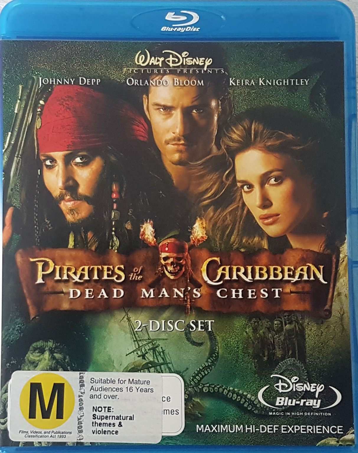 Pirates of the Caribbean: Dead Man's Chest 2 Disc Edition (Blu Ray) Default Title