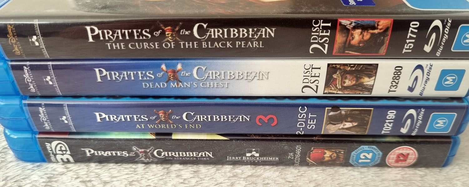 Pirates of the Caribbean Movies 1-4 (Blu Ray) Default Title