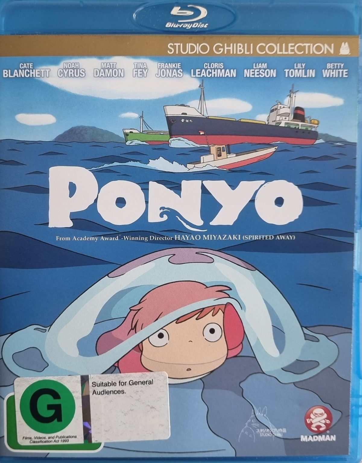 Ponyo (Blu Ray) Studio Ghibli Default Title