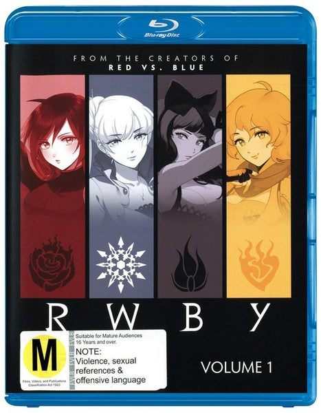 RWBY Volume 1 Blu Ray rwby-volume-1-blu-ray