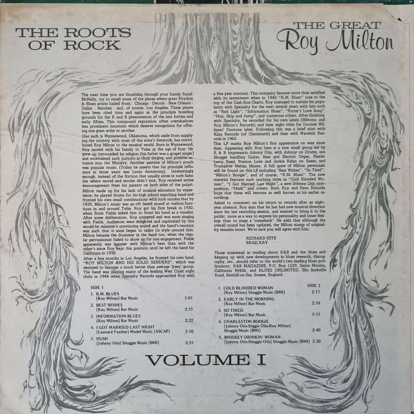 Roy Milton - Roots of Rock Vol. 1