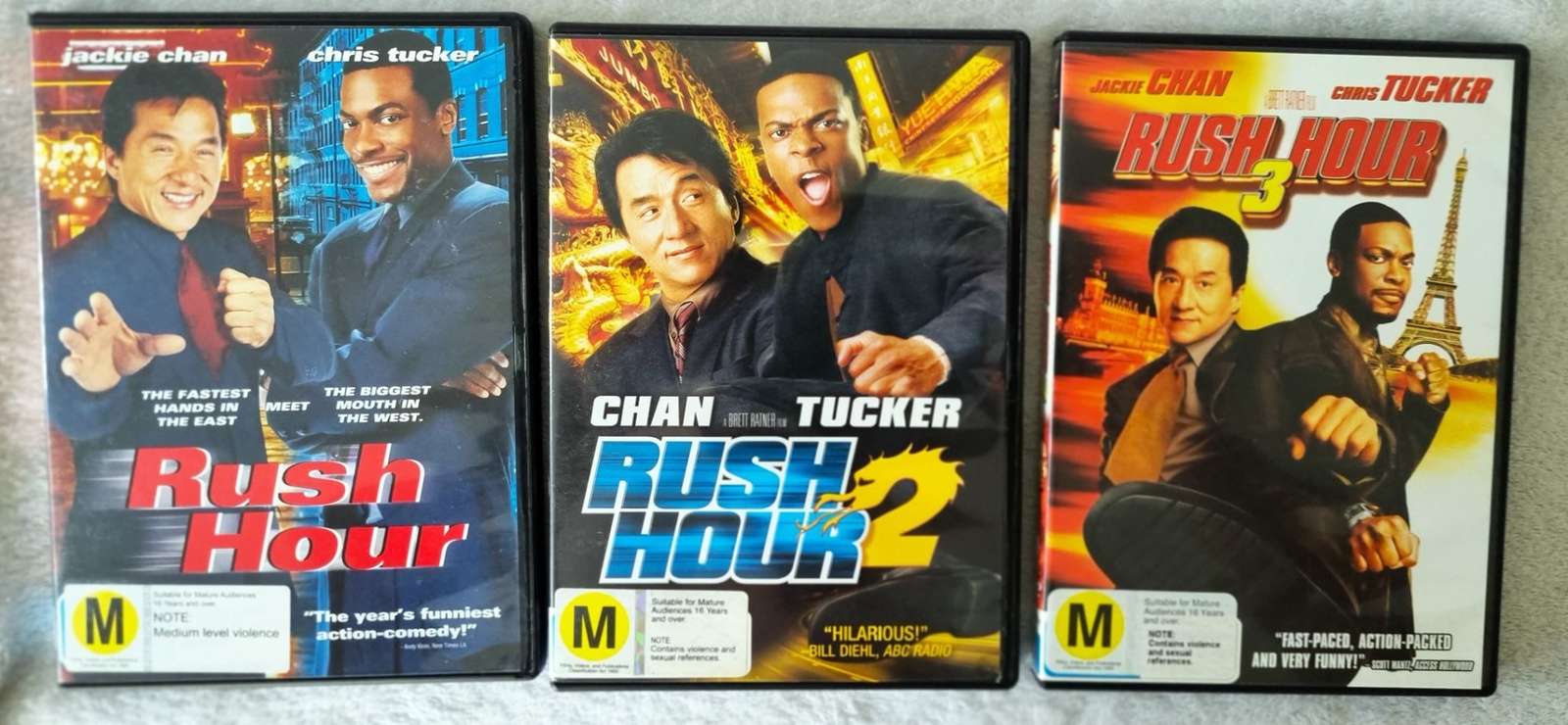 Rush Hour Trilogy 1,2,3