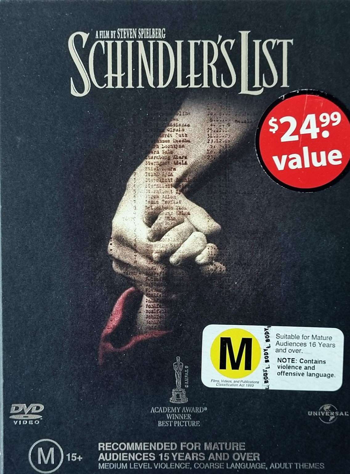 Schindler's List: Special Edition 2 Disc