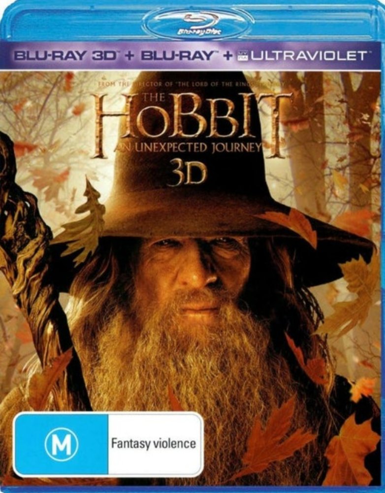 The Hobbit An Unexpected Journey 3D + 2D (Blu Ray)