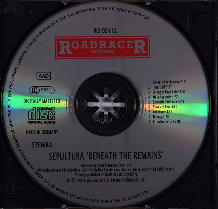 Sepultura - Beneath The Remains (CD)