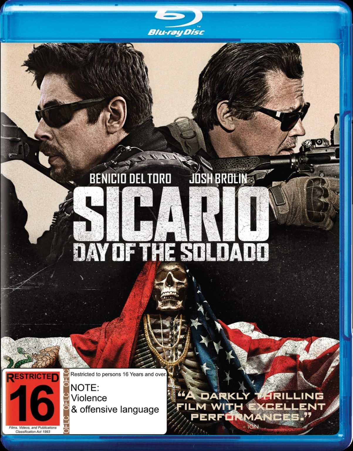 Sicario: Day of the Soldado Blu Ray Brand New