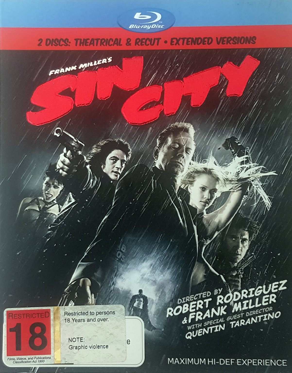 Sin City - 2 Disc Theatrical & Recut Extended Version (Blu Ray) Default Title