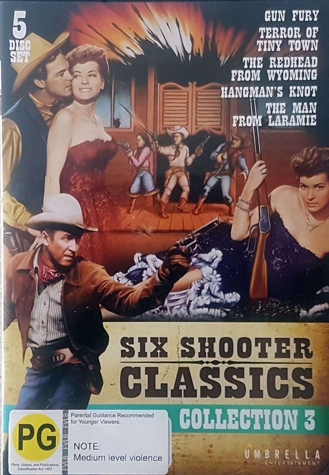 Six Shooter Classics: Collection 3 5 Western Movies