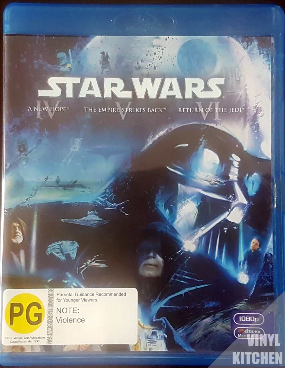 Star Wars / The Empire Strikes Back / Return of the Jedi (Blu Ray)