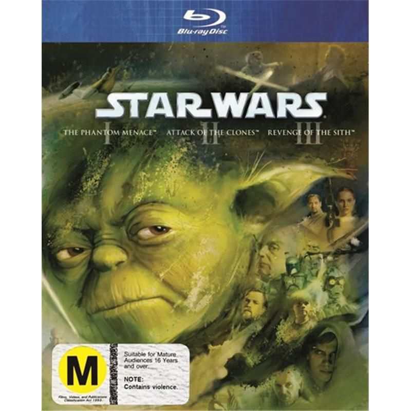 Star Wars: The Phantom Menace/Attack of the Clones/Revenge of the Sith (Blu Ray)