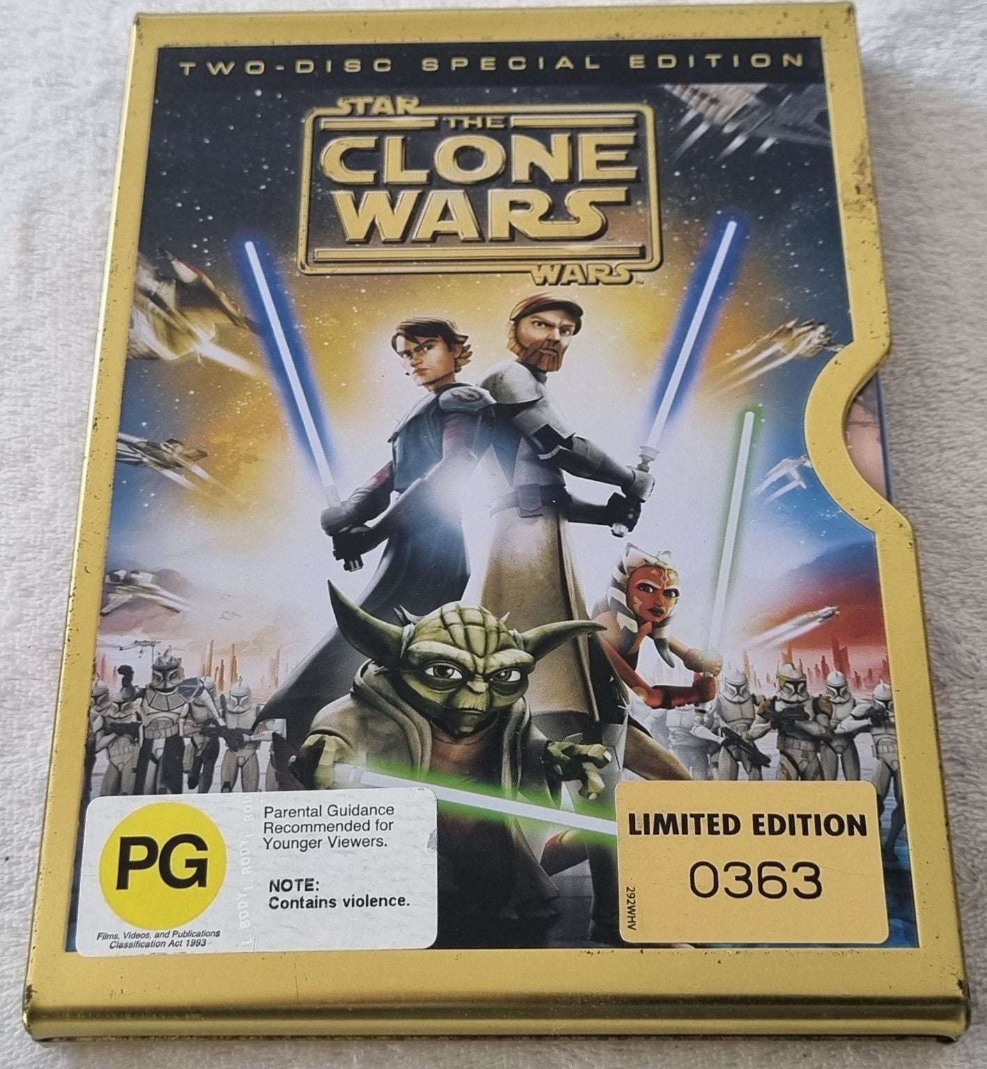 Star Wars: The Clone Wars 2 Disc Limited Edition Steel Case