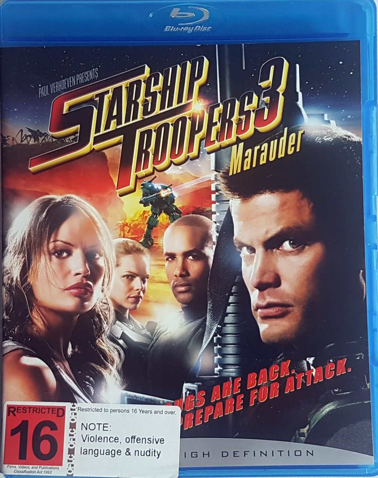 Starship Troopers 3: Marauder (Blu Ray) Default Title