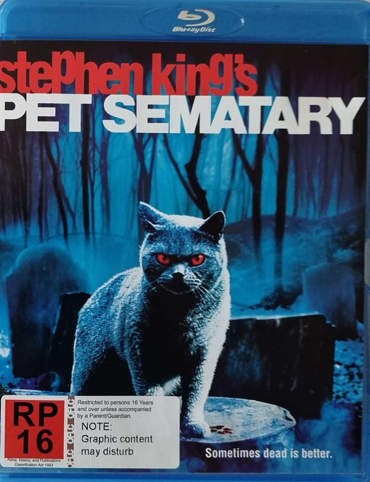 Stephen King's Pet Sematary (Blu Ray) 1989 Version Default Title